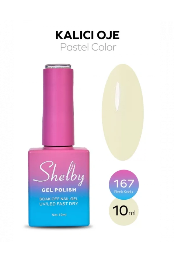 Shelby 167 - Pastel Serisi Kalıcı Oje