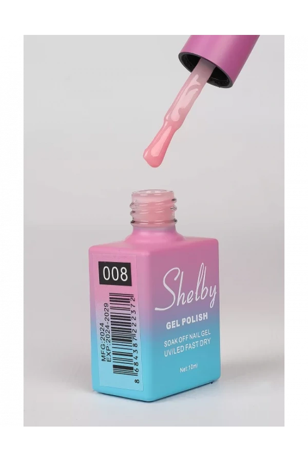 Shelby Kalıcı Oje – Renk 008 (Simli Nude ) – 10 ml