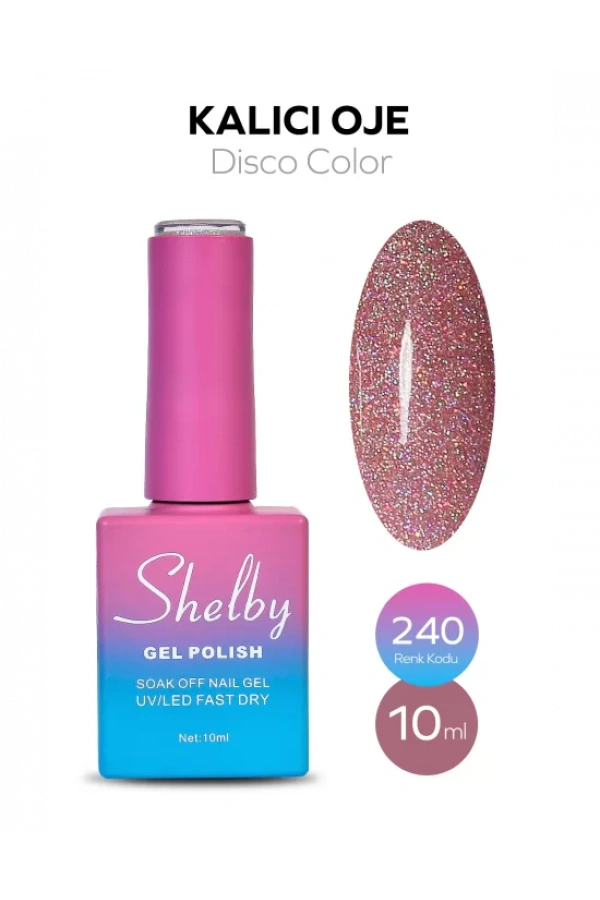 Shelby Kalıcı Reflektif Oje 240 – 10 ml (Disco Color Serisi)