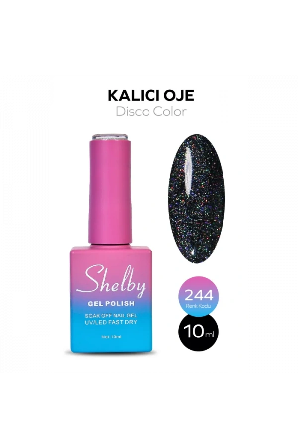 Shelby Kalıcı Reflektif Oje 244 – 10 ml (Disco Color Serisi)