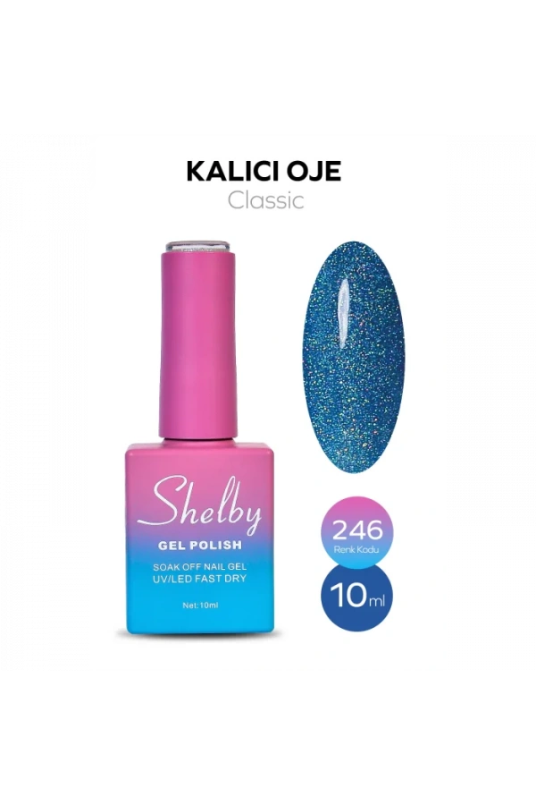 Shelby Kalıcı Reflektif Oje 246 – 10 ml (Disco Color Serisi)