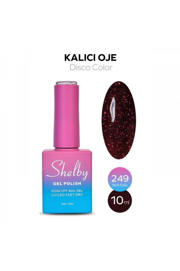 Shelby Kalıcı Reflektif Oje 249 – 10 ml (Disco Color Serisi)