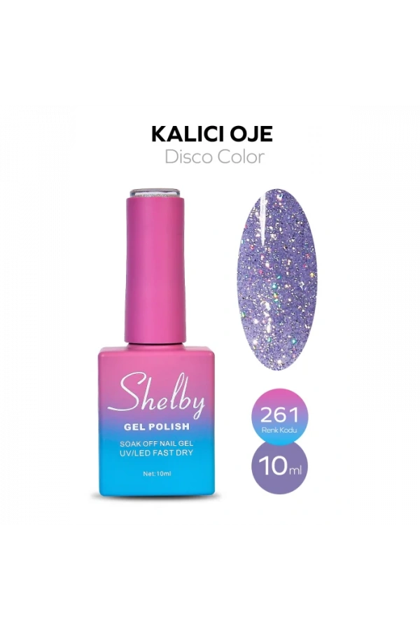 Shelby Kalıcı Reflektif Oje 261 – 10 ml (Disco Color Serisi)