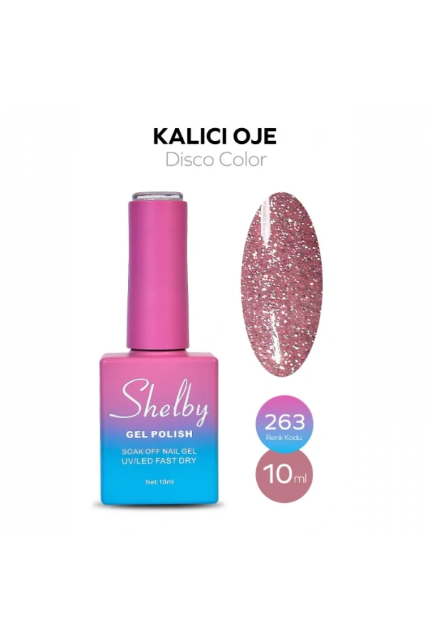 Shelby Kalıcı Reflektif Oje 263 – 10 ml (Disco Color Serisi)