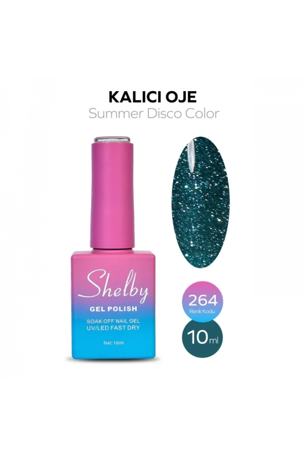 Shelby Kalıcı Reflektif Oje 264 – 10 ml (Disco Color Serisi)