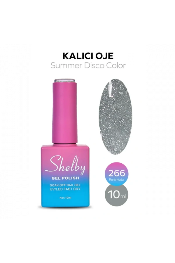 Shelby Kalıcı Reflektif Oje 266 – 10 ml (Disco Color Serisi)
