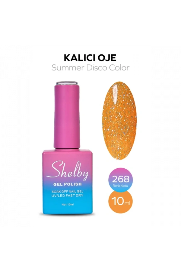 Shelby Kalıcı Reflektif Oje 268 – 10 ml (Disco Color Serisi)