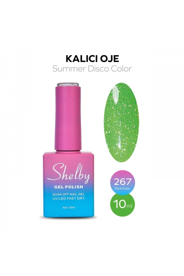 Shelby Kalıcı Reflektif Oje 267 – 10 ml (Disco Color Serisi)