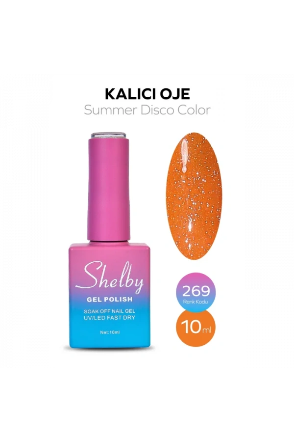 Shelby Kalıcı Reflektif Oje 269 – 10 ml (Disco Color Serisi)