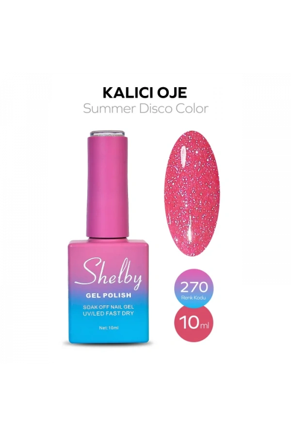 Shelby Kalıcı Reflektif Oje 270 – 10 ml (Disco Color Serisi)