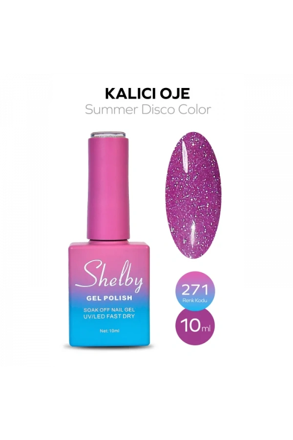 Shelby Kalıcı Reflektif Oje 271 – 10 ml (Disco Color Serisi)