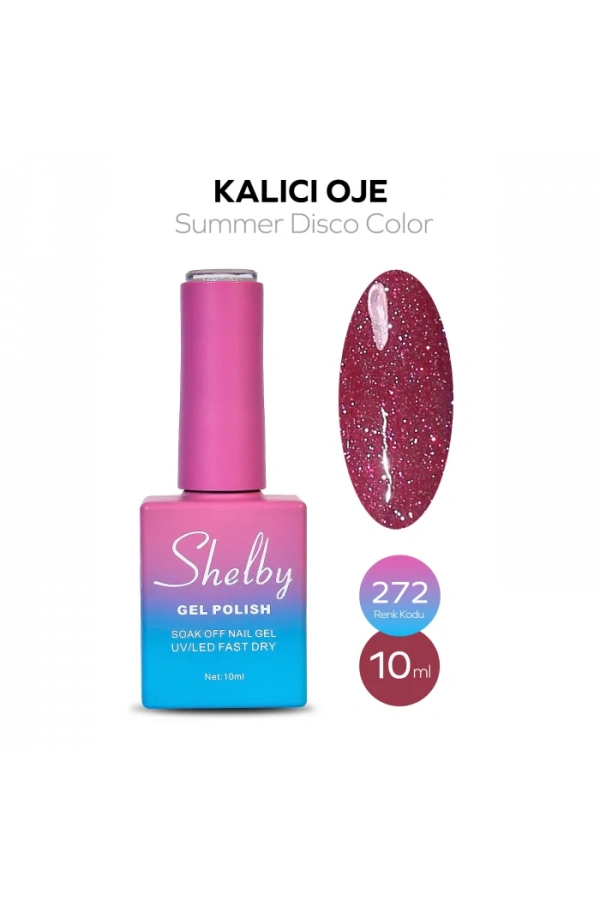 Shelby Kalıcı Reflektif Oje 272 – 10 ml (Disco Color Serisi)