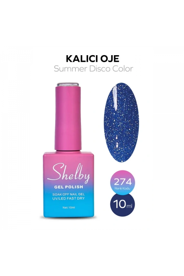 Shelby Kalıcı Reflektif Oje 274 – 10 ml (Disco Color Serisi)