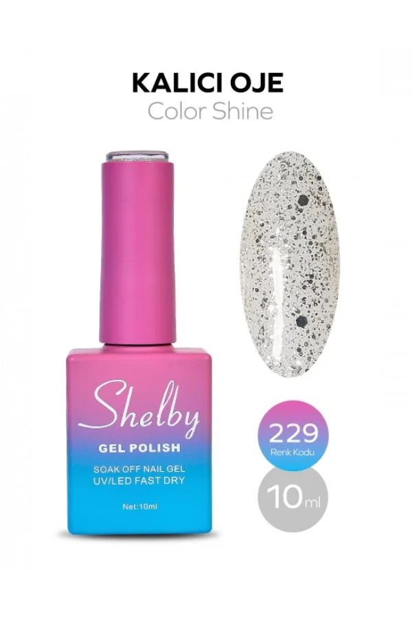 Shelby Kalıcı Simli Oje 229 – 10 ml (Color Shine Serisi)