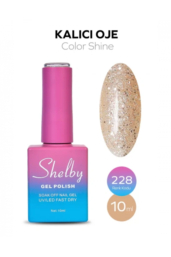 Shelby Kalıcı Simli Oje 228 – 10 ml (Color Shine Serisi)