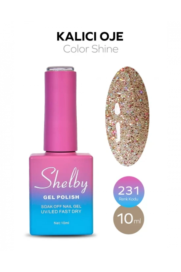 Shelby Kalıcı Simli Oje 231 – 10 ml (Color Shine Serisi)