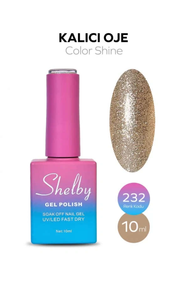 Shelby Kalıcı Simli Oje 232 – 10 ml (Color Shine Serisi)