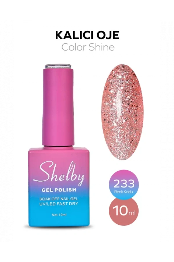 Shelby Kalıcı Simli Oje 233 – 10 ml (Color Shine Serisi)