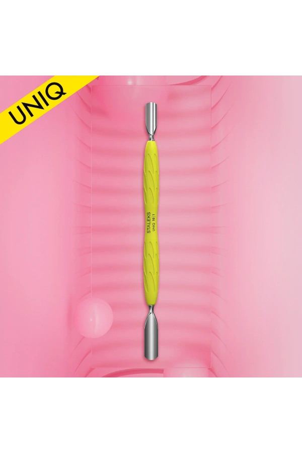 STALEKS UNIQ 10 TYPE 1 Gummy Geniş yuvarlak et itici ve dar yuvarlak et itici (Sarı)