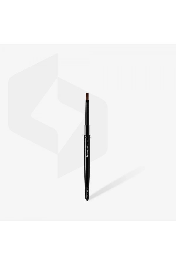 Staleks EXPERT düz jel fırçası genişlik 6 mm / uzunluk 10 mm