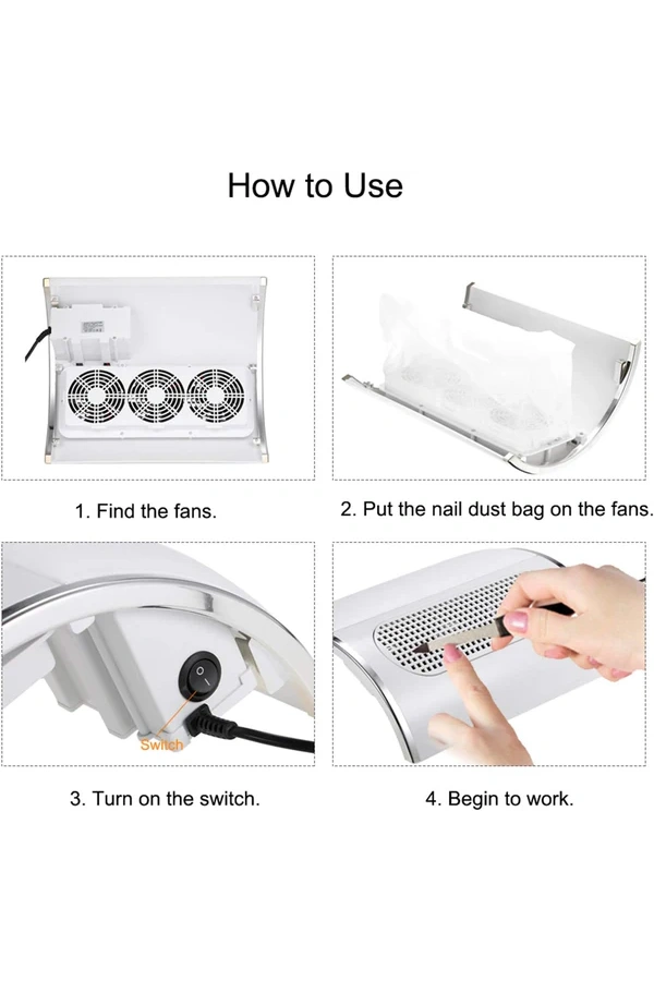 Toz Çekme Makinesi 40 Watt Yumuşak Kol Dayama Bölümü