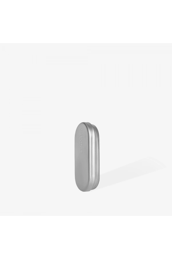 Staleks Kapaklı Paslanmaz Çelik Freze Tepsisi, 90x40x15 mm