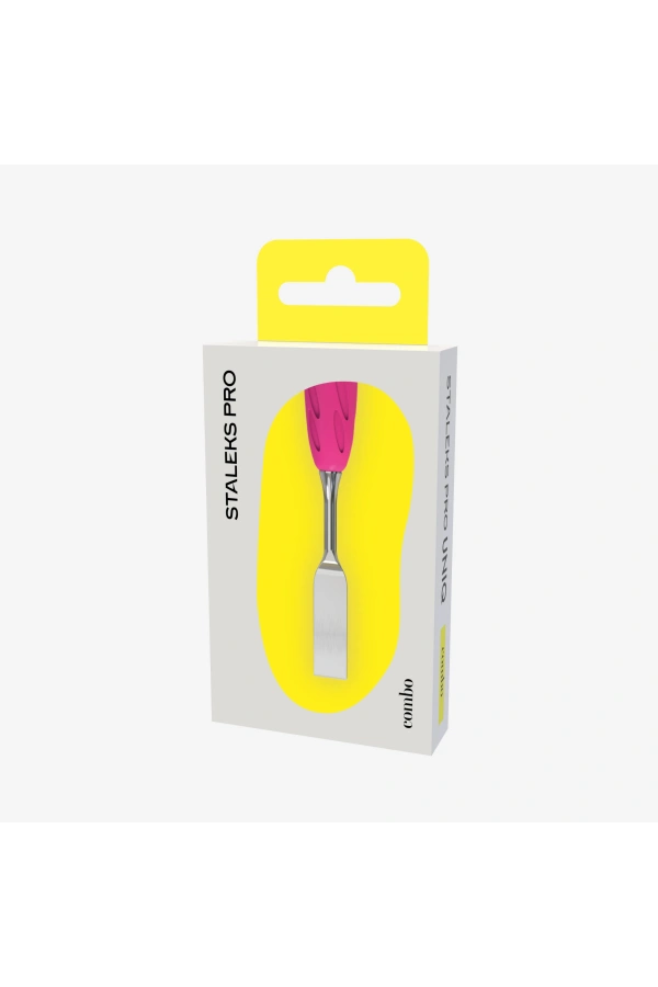 Staleks Combo UNIQ 18 Spatulanın Çalışma Kısmı Düz İtici