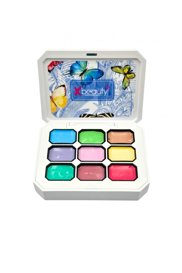 XBeauty Professional 9lu Ombre Paleti 18 gr ( Pastel Renkler )