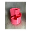 Pembe Masa Üstü Organizer - 5 Bölmeli