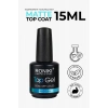 Roniki Matte Mat Top Coat 15 ML – Kadife Etkili Üst Kat (MX520)