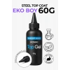 Roniki Professional Steel Top Coat Refill 60G – Yoğun Kıvamlı No Wipe Üst Kat