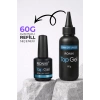 Roniki Professional Steel Top Coat Refill 60G – Yoğun Kıvamlı No Wipe Üst Kat