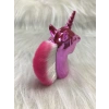 Pembe Unicorn Nail Art Toz Fırçası – Tırnak Temizleme Fırçası