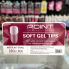 Medium Oval Jel Tips – 550 Adet