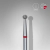 Staleks Elmas Küre Freze, Kırmızı, Çap 2,7 mm