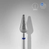 Staleks Elmas Yuvarlanmış Armut Freze, Mavi, Çap 5 mm, Çalışma Kısmı 12 mm