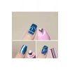 3’lü Kedi Gözü Mıknatıs Kalem – Kalp ve Çizgi Efekt Cat Eye Magnet (Pembe)