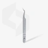 Staleks EXPERT 45 TYPE 1 Profesyonel Çentikli Kirpik Cımbızı (Eğik)