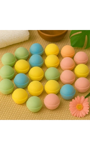 15 Adet 45 Gram Nem Bombası – Cildi Nemlendiren ve Besleyen Banyo Bombası