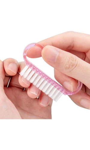 Profesyonel Tırnak Temizleme Fırçası – Manikür & Pedikür Aksesuarı - 1 Adet