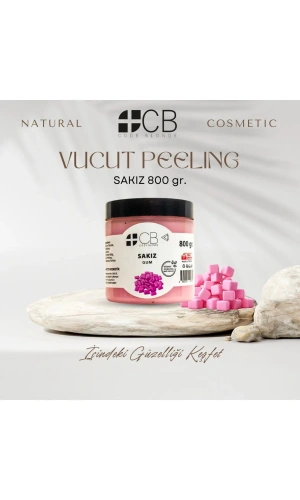 Sakız Kokulu Vücut Peelingi - 800 gr