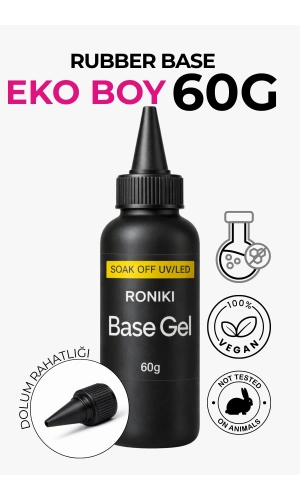 Roniki Professional Rubber Base Refill 60G – Kauçuk Esaslı Ekonomik Tırnak Bazı