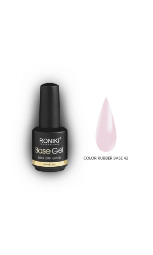 Roniki Color Rubber Base Coat 42 – Renkli Rubber Base 15 ML