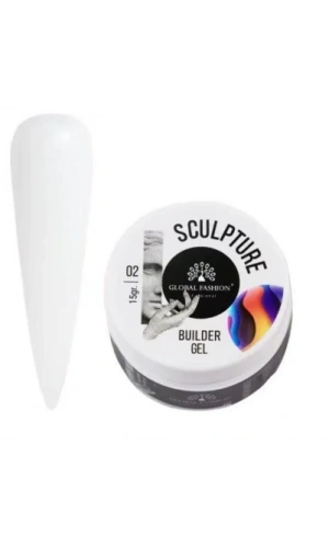 Global Fashion Sculpture Builder Gel 02 – 15 gr Rakı Beyazı Hamur Jel