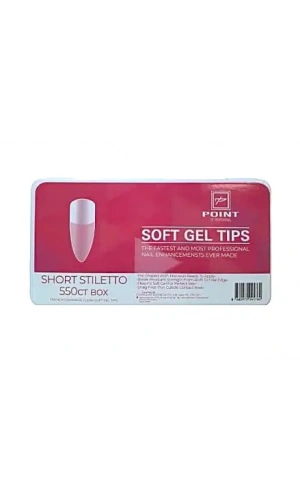 Short Kısa Stiletto Jel Tips – 550 Adet