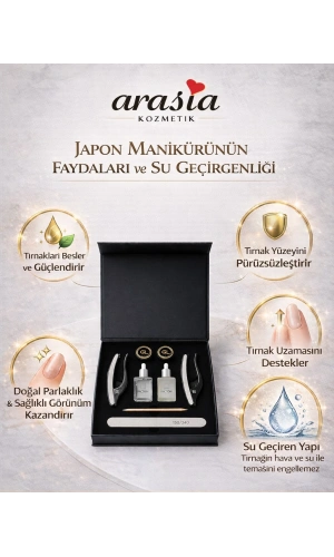 Japon Manikür Seti – Doğal Parlaklık ve Güçlendirici Tırnak Bakımı