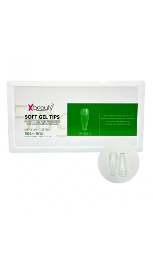 XBeauty Professional Jel Tips Kapsül Tırnak Mat Coffin JP-036-2 504 Adet