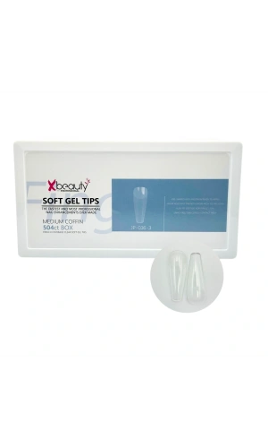 XBeauty Professional Jel Tips Kapsül Tırnak Mat Coffin JP-036-3 504 Adet