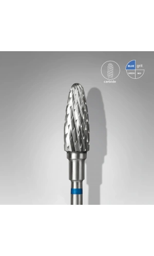 Staleks Sert Alaşım Mısır Freze, Mavi, Çap 5 mm / Çalışma Kısmı 13 mm