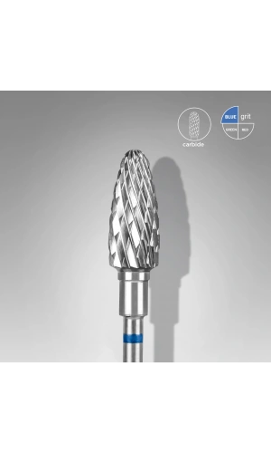 Staleks Sert Alaşım Mısır Freze, Mavi, Çap 6 mm / Çalışma Kısmı 14 mm